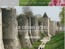 Tablet Screenshot of lecesarhotel.com